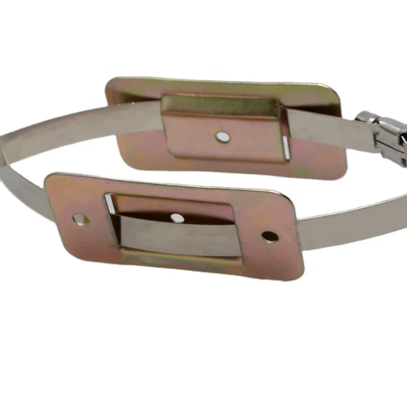 Max diameter 235mm 70cm length 2 pc per pair Universal Pole Mounted Clamp For Fiber Distribution Box