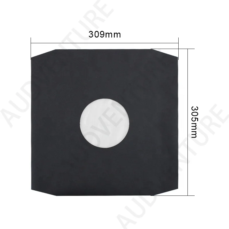 lined with PE Album sleeves 12 inch corner cut paper inner sleeve vinyl LP inner protective cover record sleeves