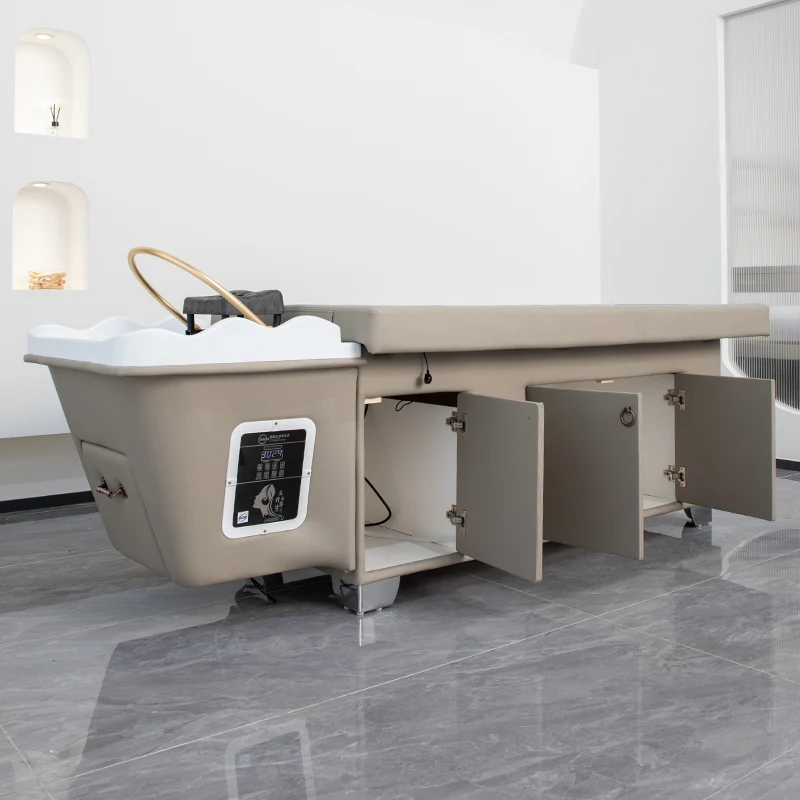 Salon hair massage chair spa head therapy tables shampoo headspa massage bed furniture for salon cama de masaje