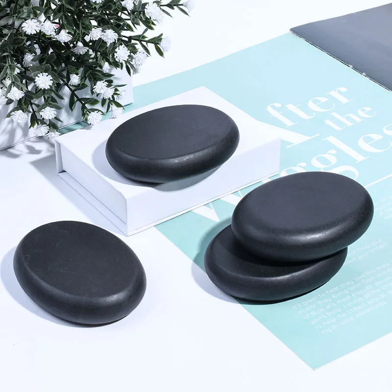Pure Natural Bian Stone Hot Stone Massage Set Customized Massage Hot Stone For SPA