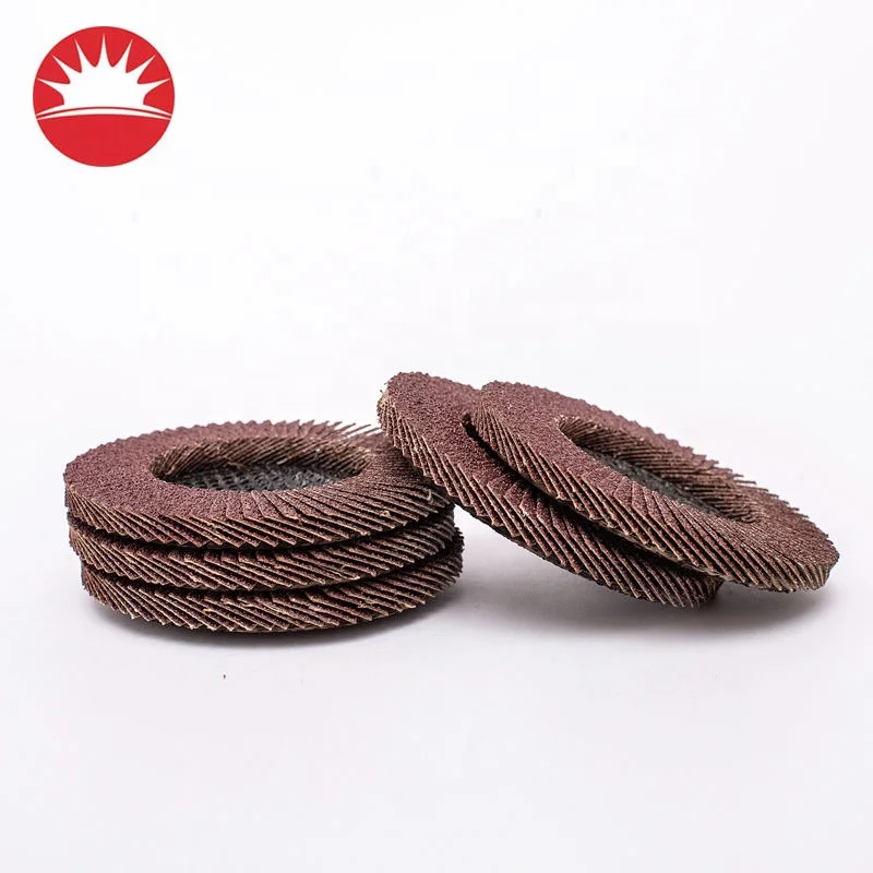 4.5inch of 115mm curved edge flap discs with metal backing flap disc high quality