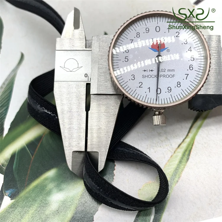 Factory direct non-slip bra strap elastic band silicone elastic band