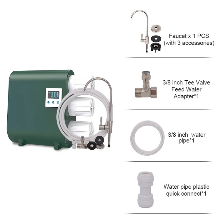 Under Sink Water Filter System with Stainless Faucet NSF Certified 3-Stage Removes 99.99% Lead Chlorine  Chloramine Fluoride