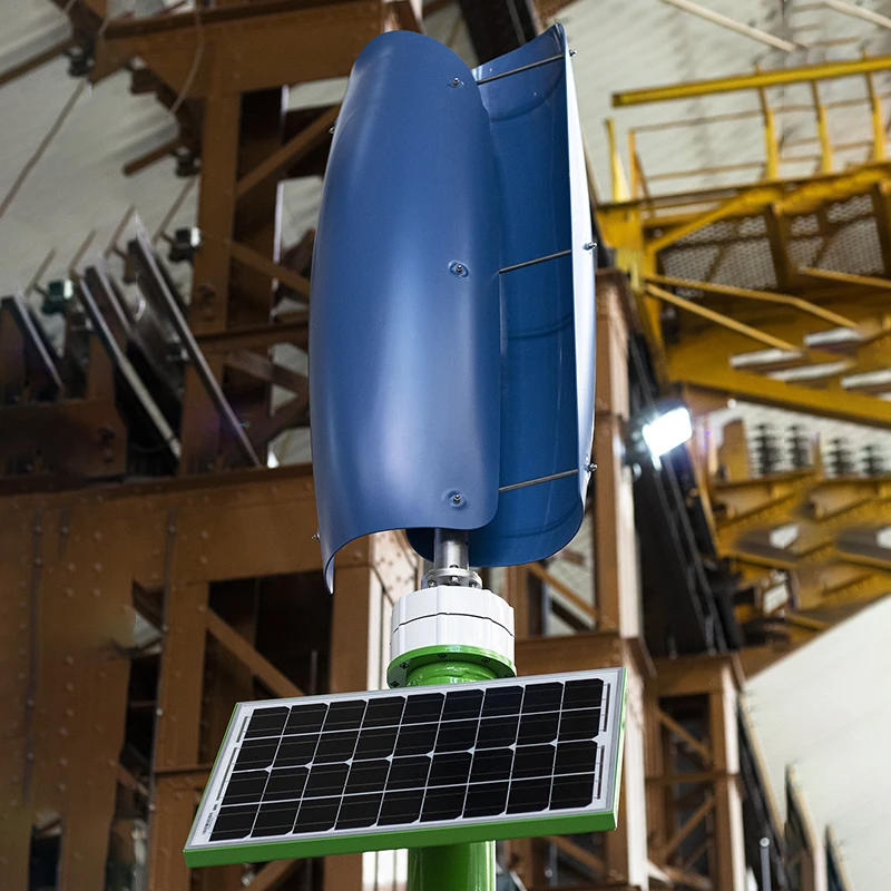 Maglev Low Speed Vertical Wind Turbine System Power Plant 3000W Tulip Type Wind Turbine