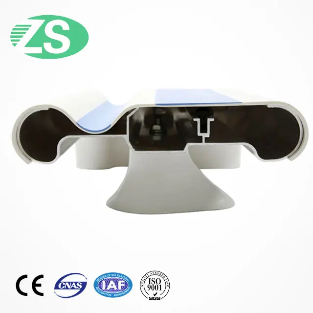 High Impact Pvc hospital handrail High Quality Decorative Wall Mounted Handrail