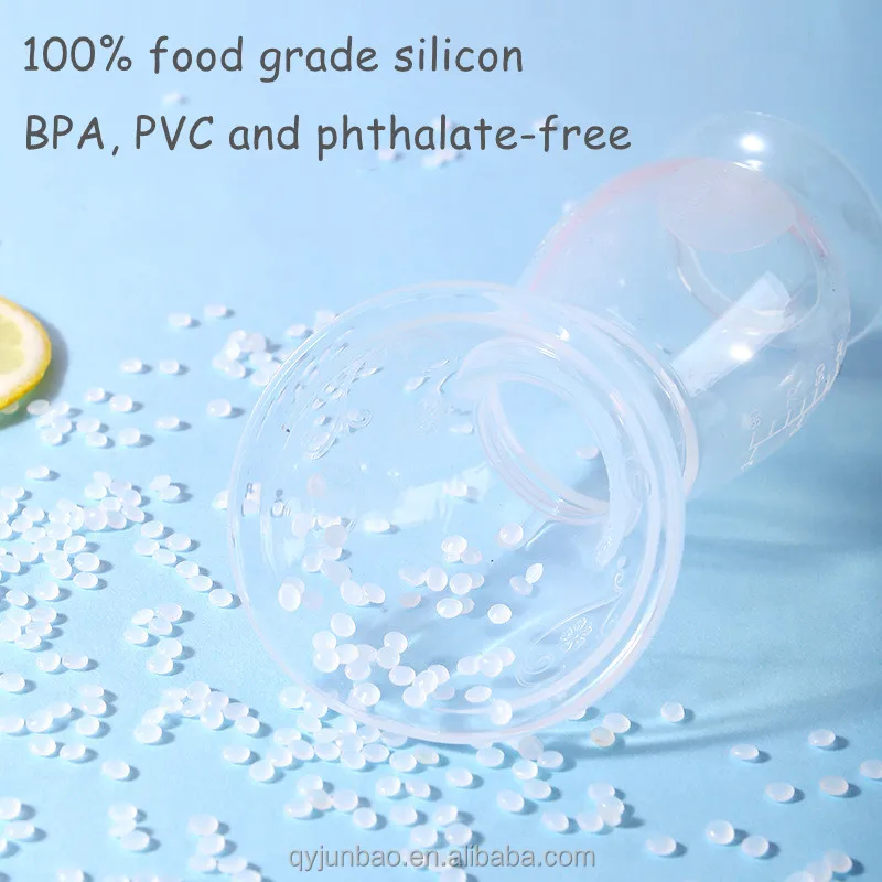 Factory Hot Selling Medical BPA Free manual breast pump silicone milk collector nipple breast pump pocket with lid