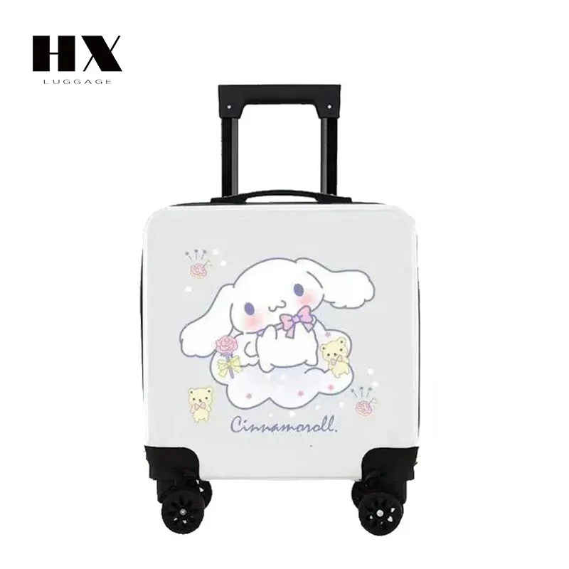 Light Weight ABS Smart Luggage Cartoon Travelling Suitcase With Customized Logo Trolley Case