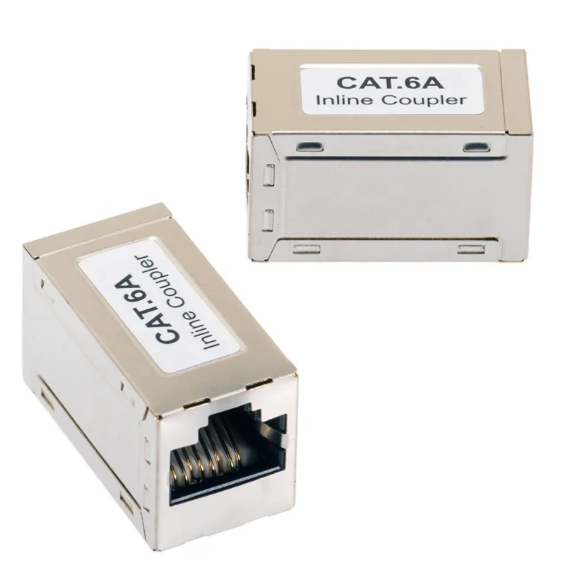Cat.6A FTP Inline Coupler RJ45 Connector