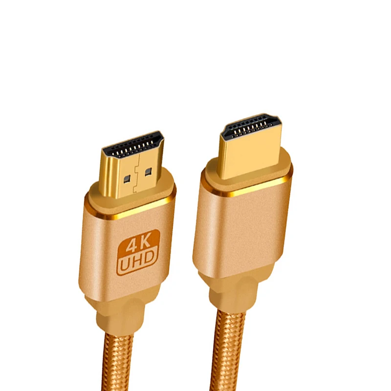 5M Latest Ultra High Speed Gold HDMI Male to Male 4K Aluminum Shell HDTV PS4 HDMI 2 1 Cable CAR Projector 4K HDMI cable