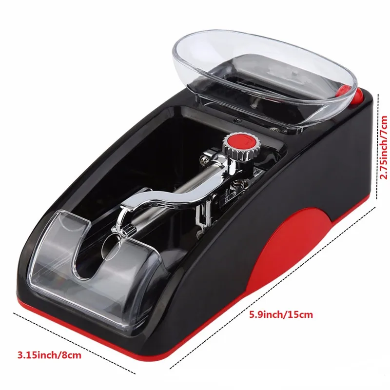 New Electric Cigarette Machine Easy Automatic Laminating Machine Electronic Tobacco Cigarette Injector Roller DIY Cigarette tool