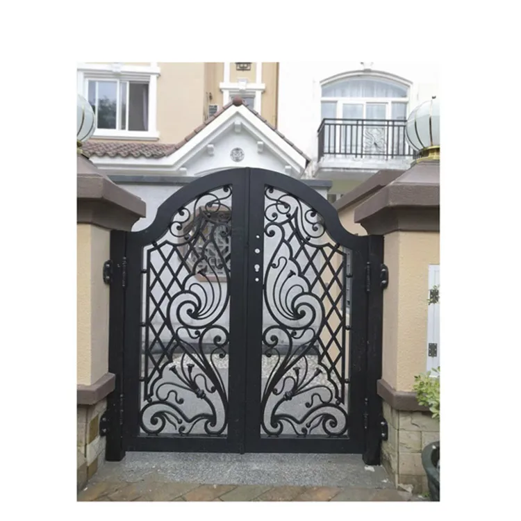 high quality garden arch wrought iron gate design for home entrance gates wrought iron french doors
