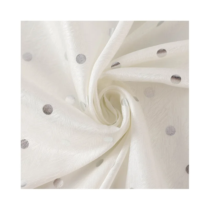 Chinese factory herringbone twill imitation silk hot silver 50D satin jacquard fabric for dress Party dress