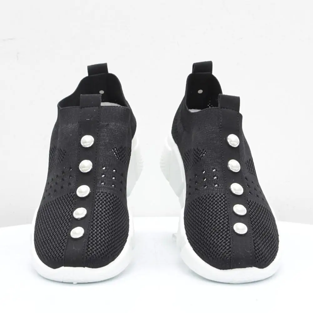 zapatos-femenin Breathable running Shoes W fly fabric Women Slip on Soft Ladies Casual Roman Knit Sock Shoes Flats