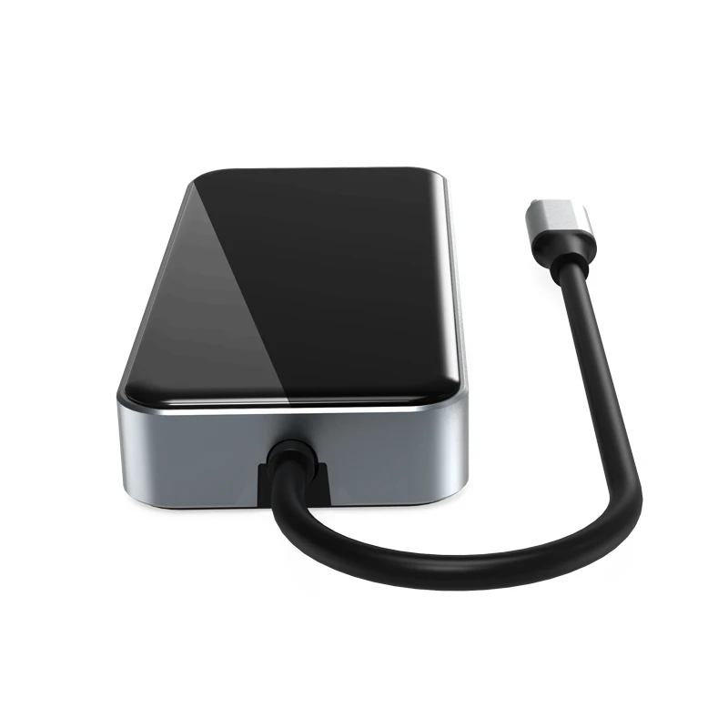 High Quality 10 In 1 USB C&DP Docking Station 4K High-Definition Multimedia Interface Port SD/TF Card High Speed USB Hub