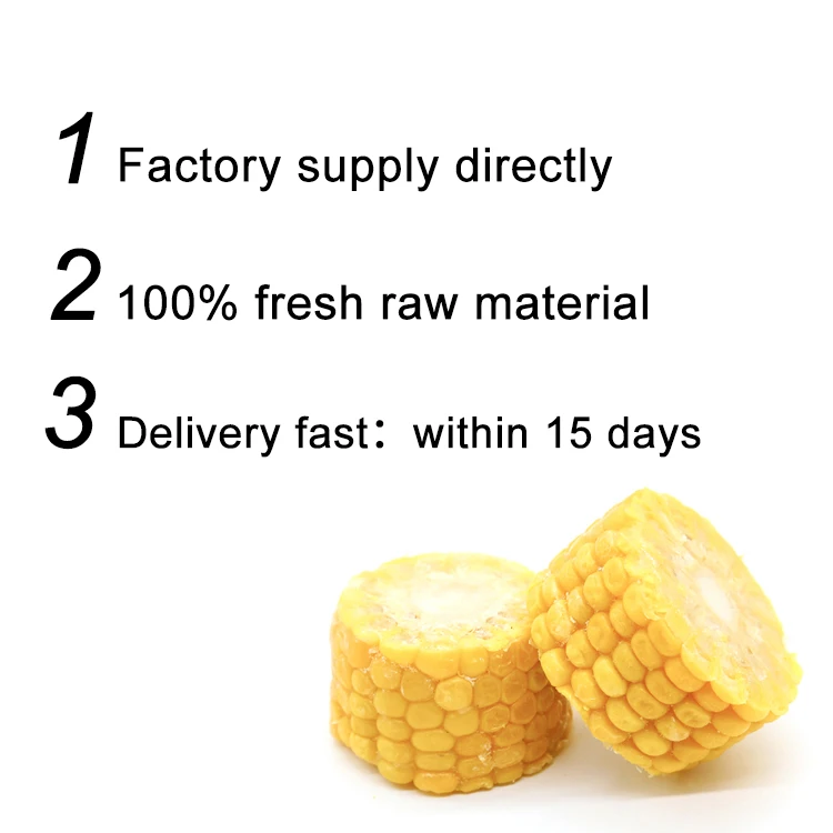 Производитель WYLFOODS заводская цена кукурузы jagung milho замороженные ядра сладкой