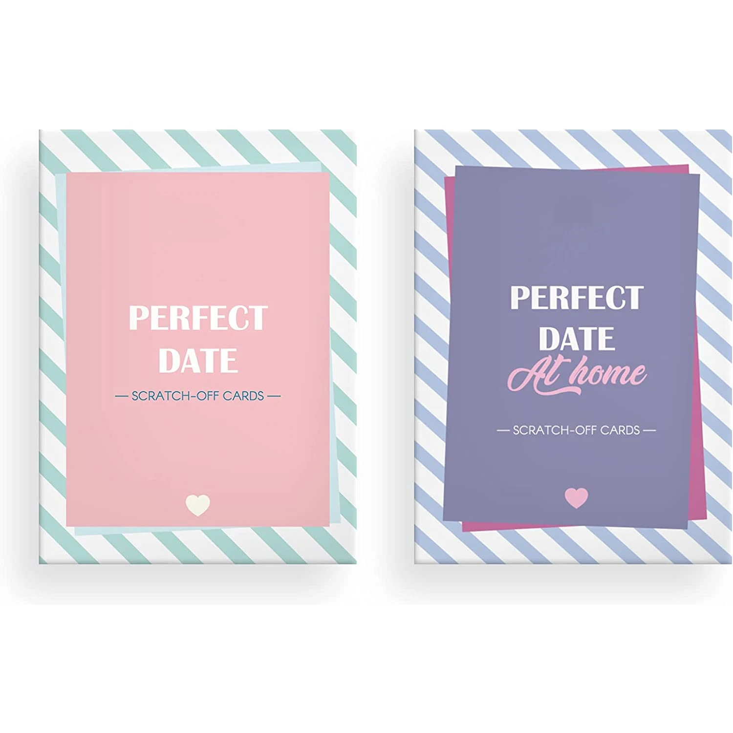 Perfect Date Scratch Off Cards Set 100 Dates Ideas - Gift for Anniversary, Wedding, Christmas, Valentines, Couples Gifts,