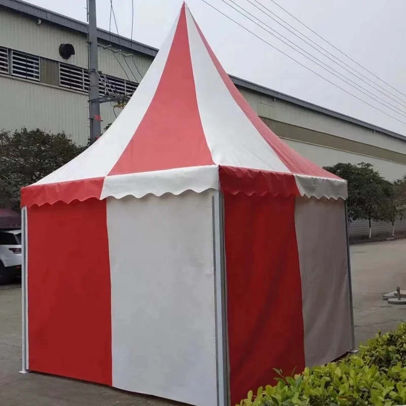 Outdoor large pagoda tents PVC fabric party church circus tent for events festival  exhibition pagoda tent with  sidewalls