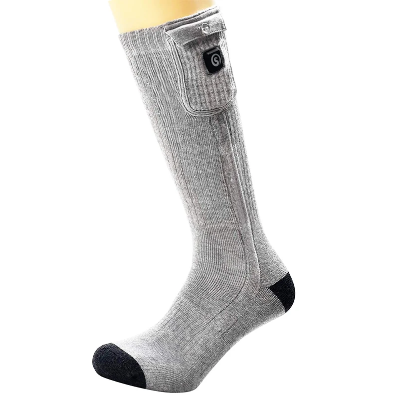 Breathable Battery Powered Winter Outdoor Thermal Socks for Skiing