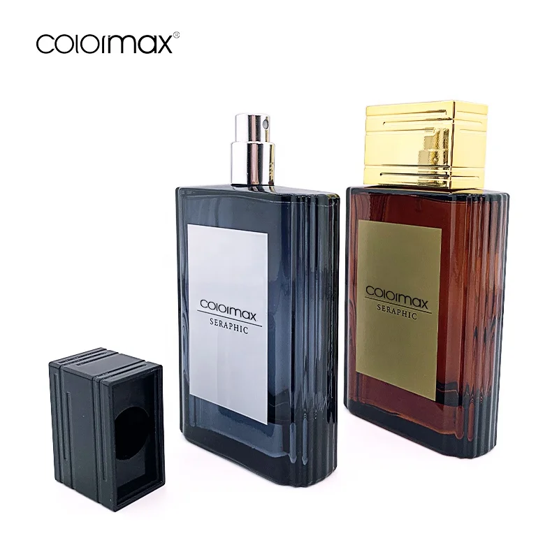 2022 colormax Parfum 100 Ml Perfume Designer Bottles Dark French Square Glass Perfume Bottles