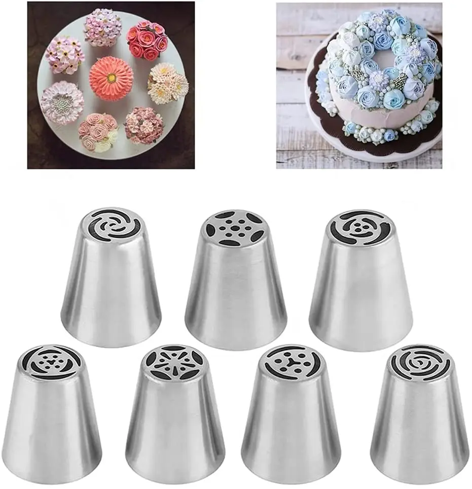 High Quality Russian Piping Tips Set Kitchen and Baking Tools Cake Decorating Tips for Professional Cake Designs