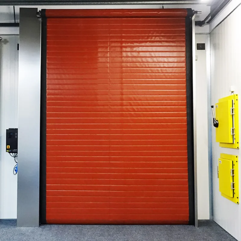 Refrigeration Room Fully Automatic China High-speed Self Repair Cold Storage Roller Shutter Door