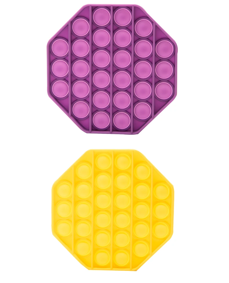 
Wholesale silicone squeeze push pop fidget toy sensory bubble kids Unzip toys 