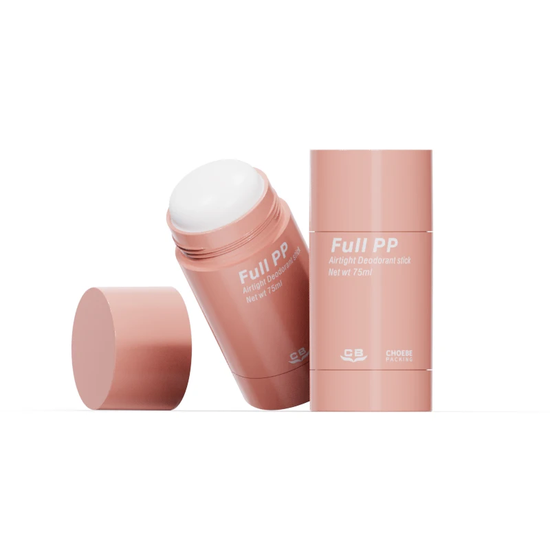 Choebe New 75ml Empty Cream Packaging Round Twist up Deodorant Stick Bottle Roll on Gel Tube