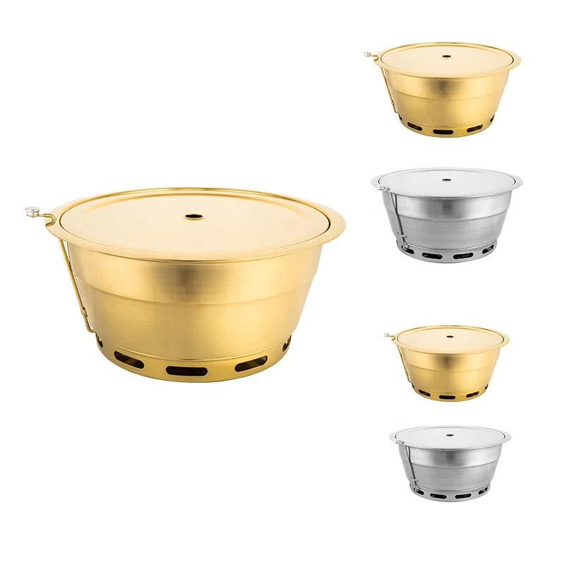 High Quality Korean Barbecue Grill The Round Charcoal Grill Is Strong And Durable In Discharging Smoke Upward 295