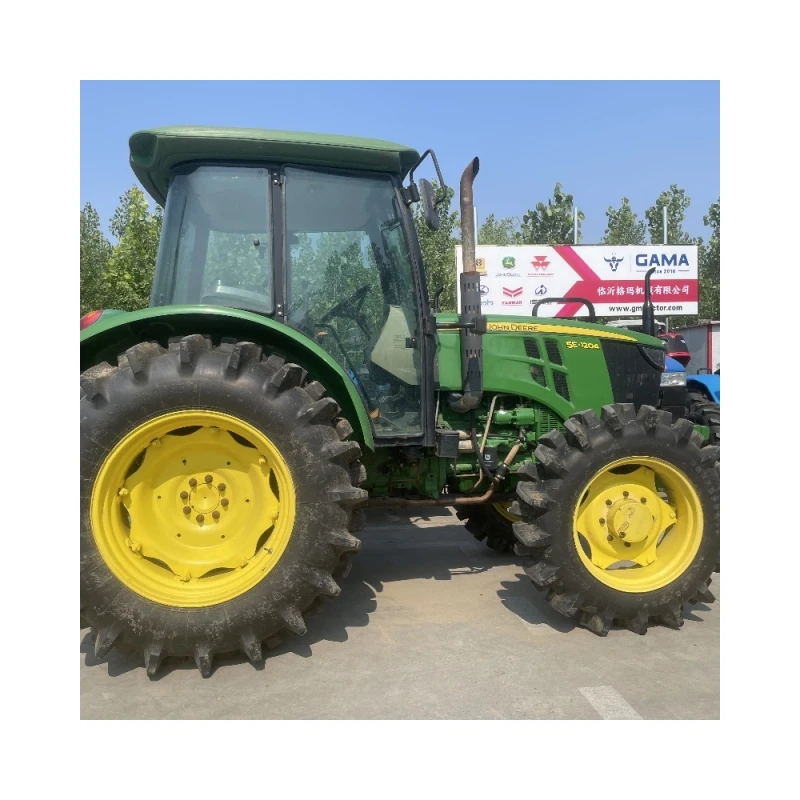Commonly used hot sale john deer 5E-1204 120HP wheel farming tractor with high efficiency