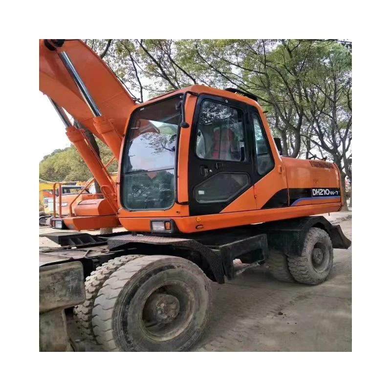 ZiHui Imported Used Doosan DH210-7 Hydraulic Crawler Excavator 21ton Mini Construction Digger Excavators for Sale