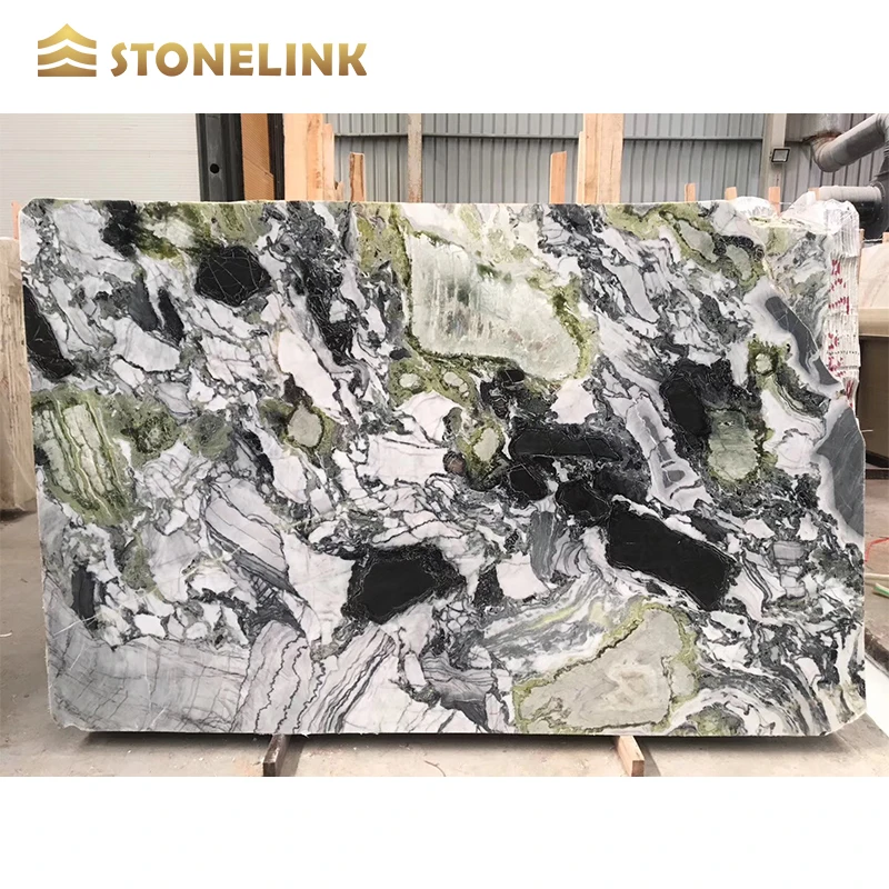 Original China Green Jade Marble slabs House decorate for Counter Tops Polished Background