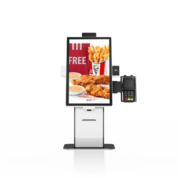 Fast Delivery self check in kiosk hotel Module Design Self Ordering machine  all in one Touch Screen kiosk With Receipt Printer