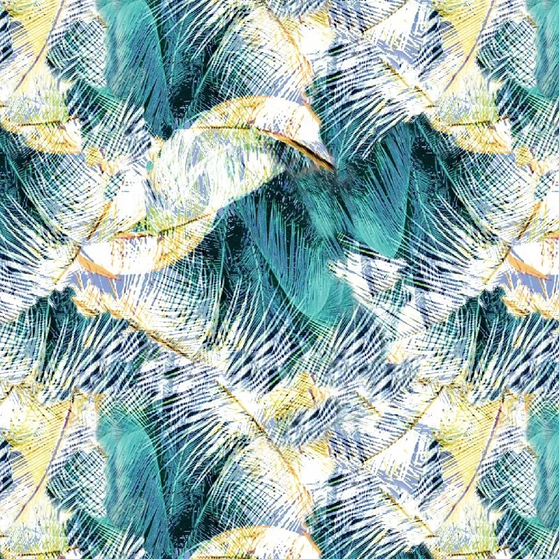 Textile high stretch customized animal digital print mesh fabric for dress materials