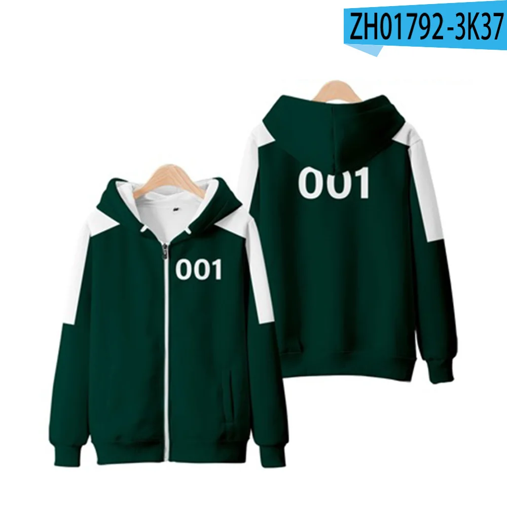 Custom Fashion Korean clothes squid game uniform jumpsuits squid costume