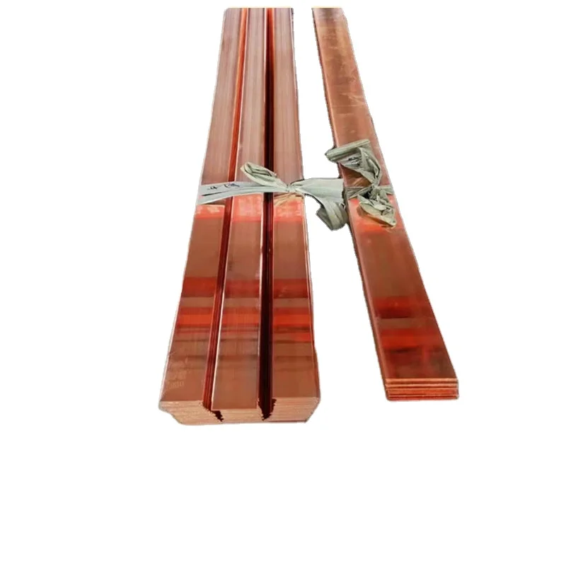 Customized T2T3 red copper bar, tinned copper bar, conductive copper bar