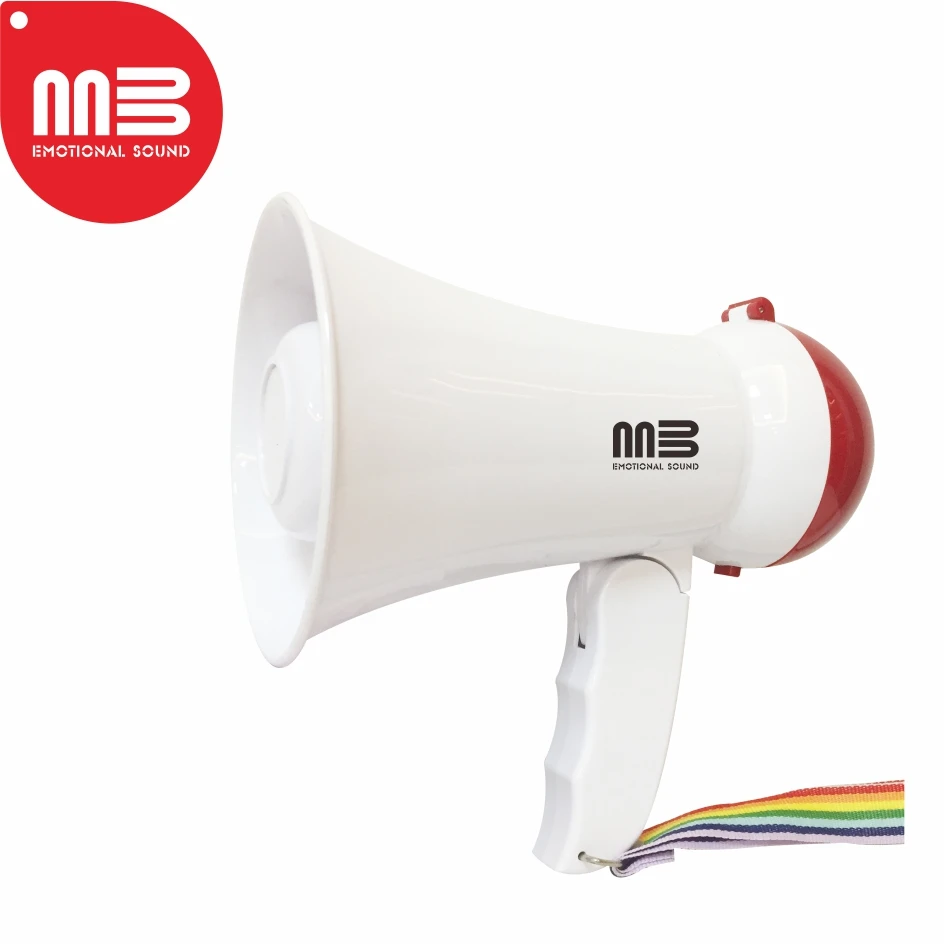 Cheap hot sale top quality battery plastic black speaker portable megaphone