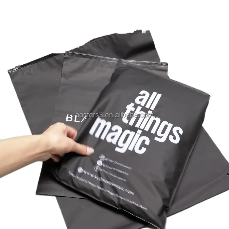 Мешки на молнии для одежды матовые, белые, на заказ, упаковка, сумки на молнии для одежды, собственный логотип