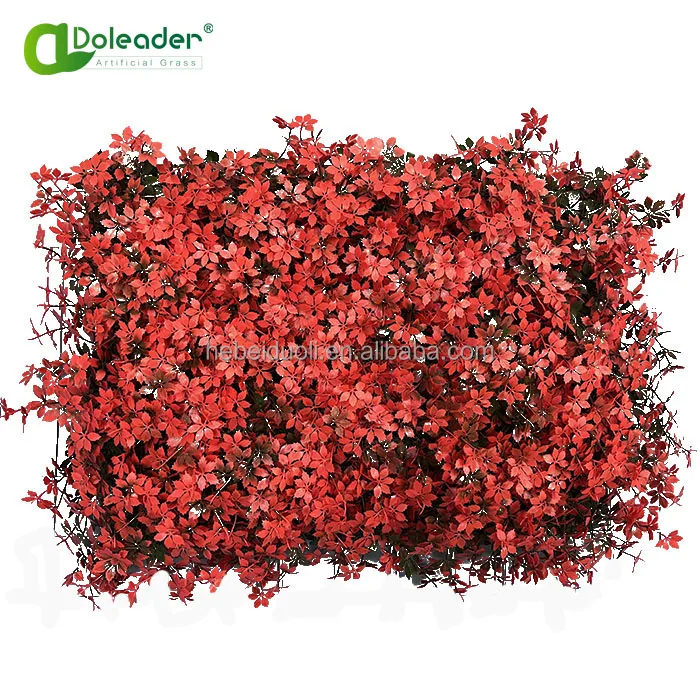 Doleader Simulation Plastic Hanging Green System Artificial Flower Plant Backdrops Wall for Sale