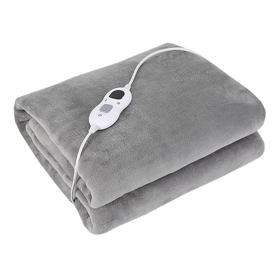 2022 Hot Sales Heated Blanket Electric Throw Flannel Timing Thermostat Electric Blanket Pad