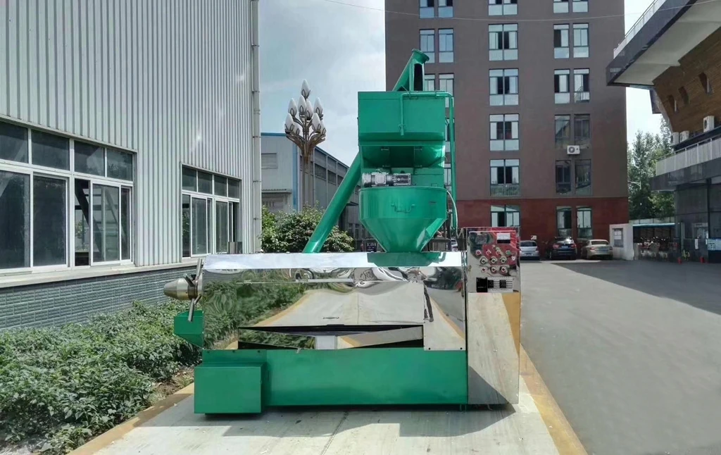 Factory direct commercial automatic screw oil press large tea seed, soybean, rapeseed, peanut oil press machine