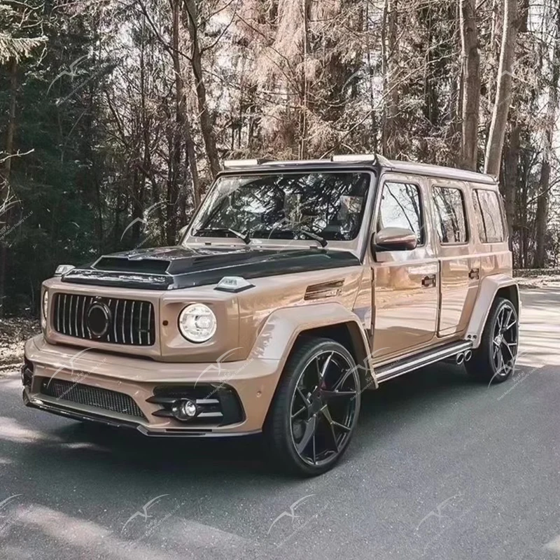 Новый автомобильный комплект из углеродного волокна для G63 модификаций передних Защитных декоративных деталей обновление до MSY