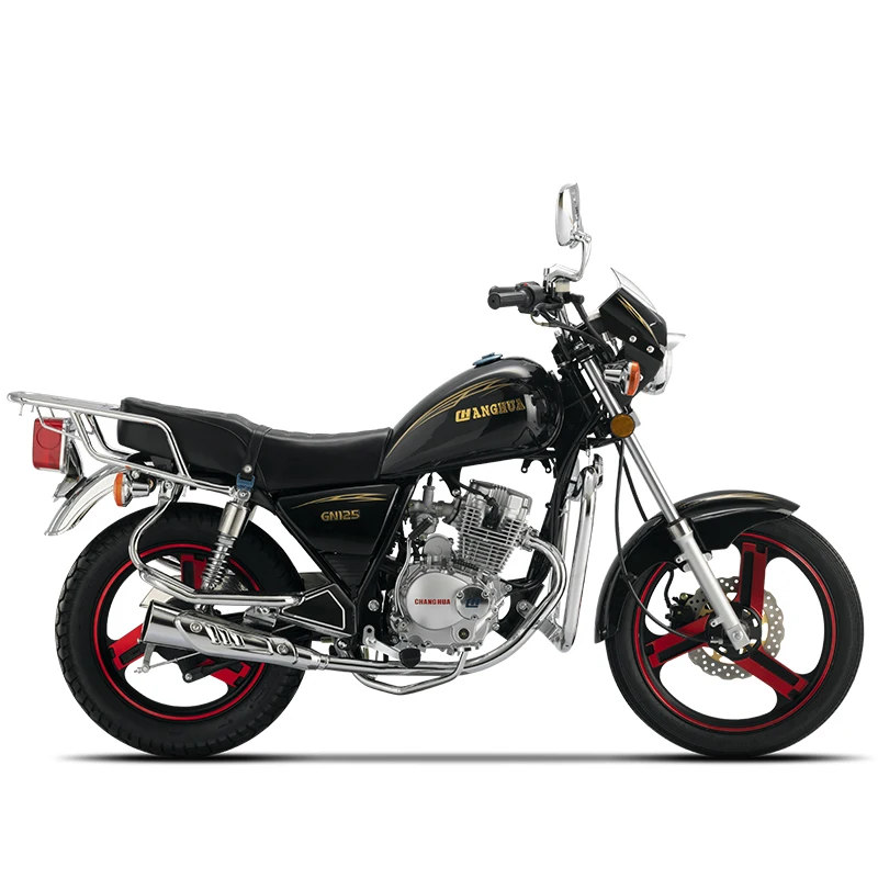 Changhua Factory Customizes 100cc Black Classic Fashion Fuel Motorcycle