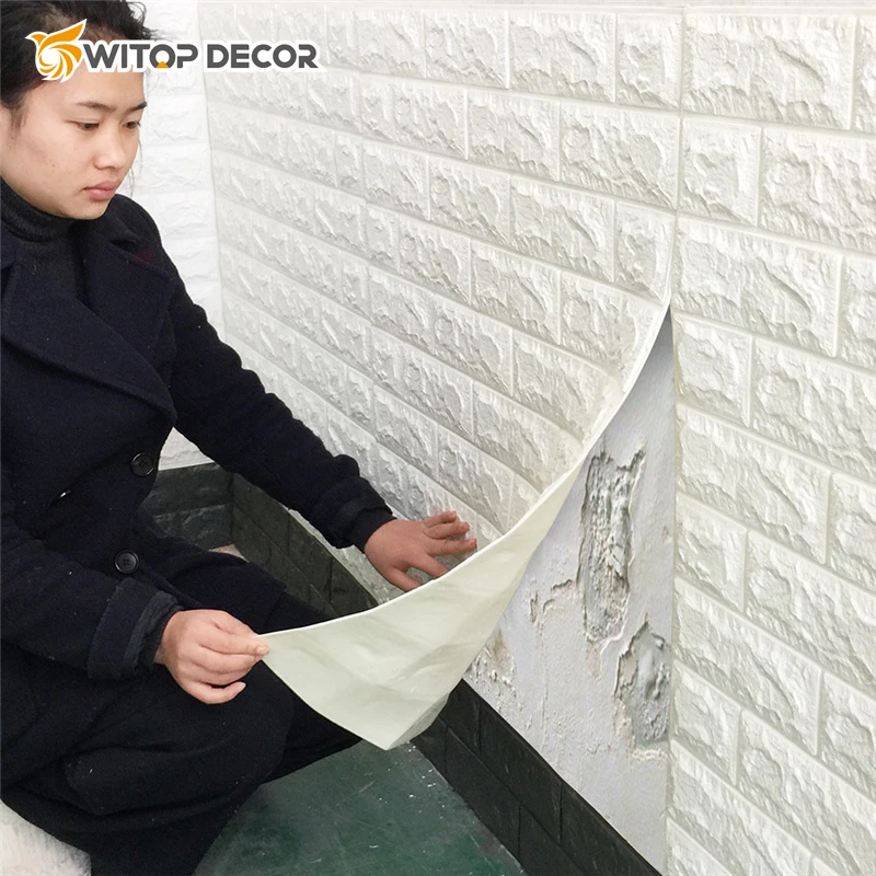 Wall Stickers Autoadhesivo Papel Tapiz 3d Pe Foam Wallpapers Bricks