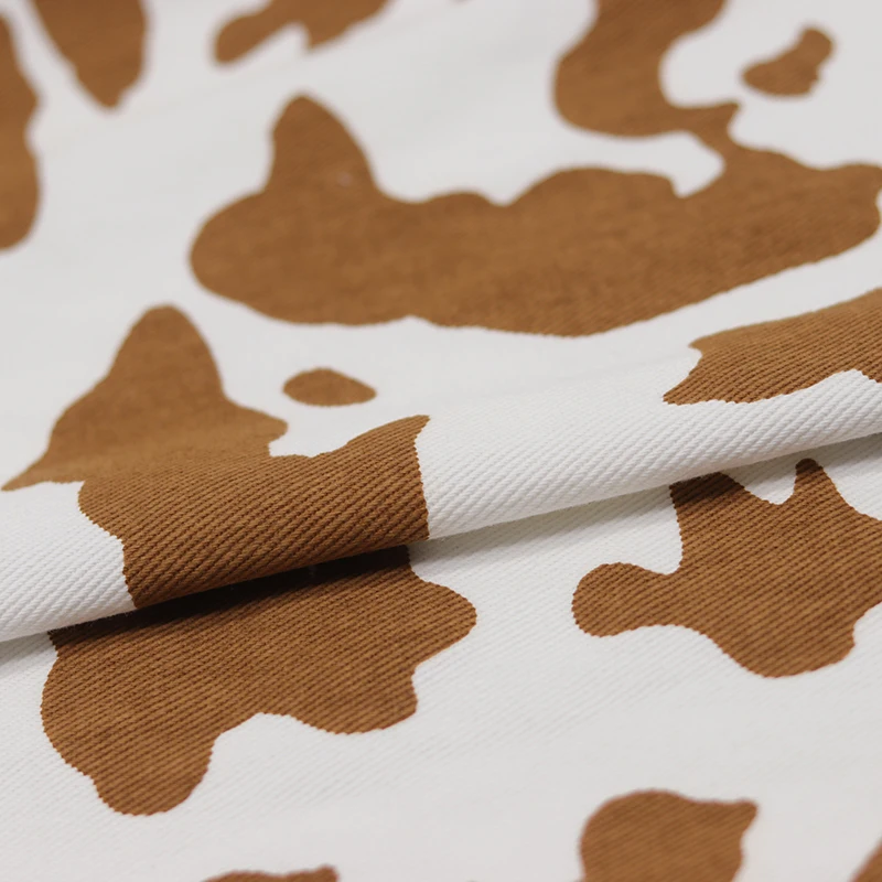 
High Quality Beautiful white 7s 100% printed Cotton Fabric Wholesale Prices Cloth for jacket pants bag 