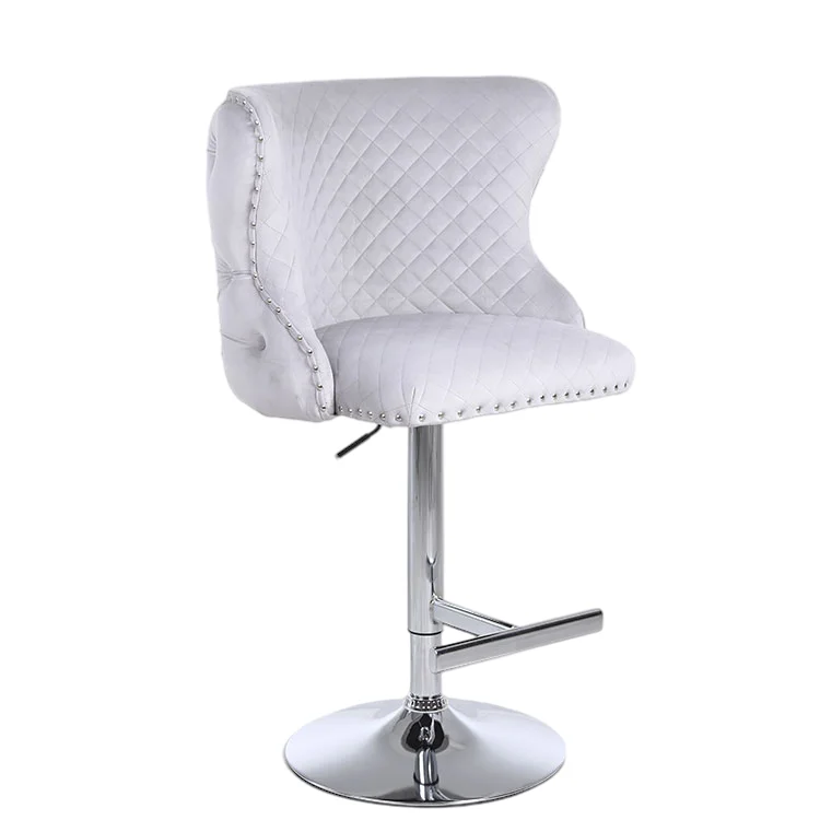 Wholesale Cheap Modern Luxury Fabric Velvet Modern bar Chair