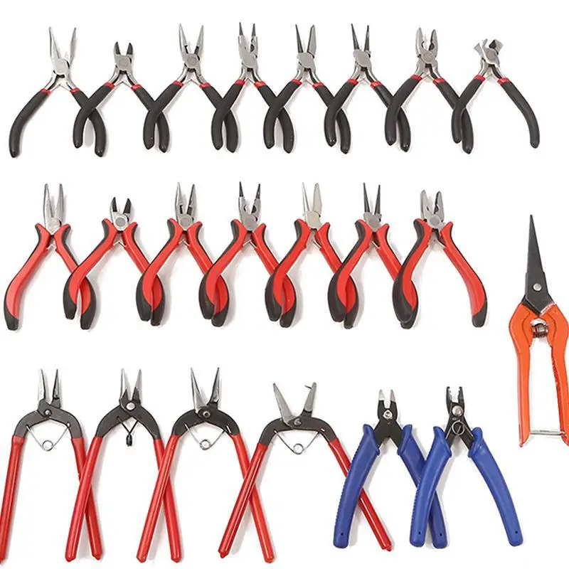 Mini pliers tools set 23 kinds Multifunctional Pliers Practical Jewelry Tools Cutting pliers supply for jewelry