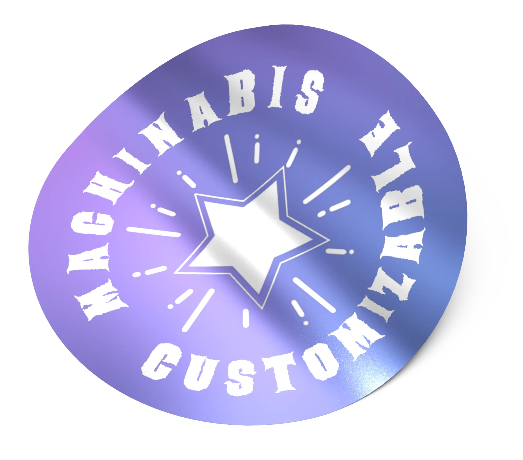 Custom Logo Printing Durable Waterproof Vinyl Paper and Holo Stickers