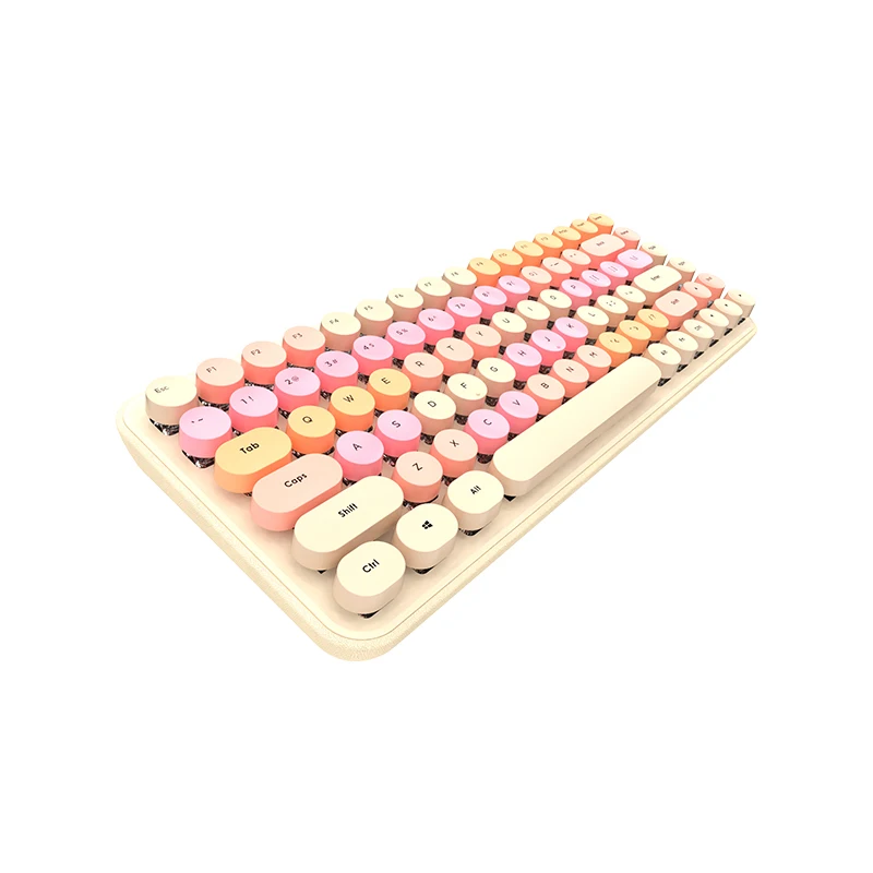 Mini Portable Size Shenzhen Keyboard 84 Keys Wired Custom Keycaps Mechanical Keyboard