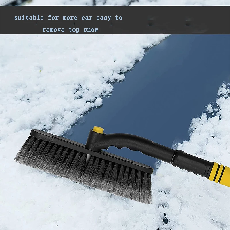 Lightweight  Car Snow  Scrape Brush  for Longer Reach with Ice Car Scraper and Soft Foam Grip snow scrape brush