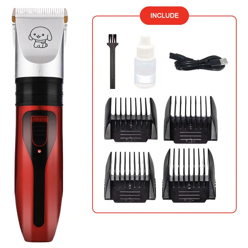 Factory Wholesale Professional Manual Electric Cordless Rechargeable Ceramic Blade Dog Pets Hair